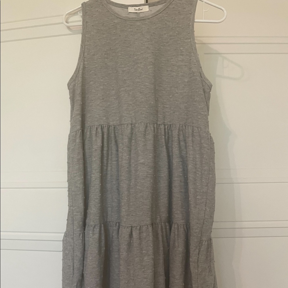 Filly Flare ruffle tiered polka dot dress